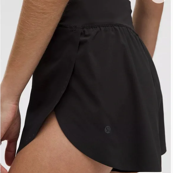 Lululemon Fast and Free High-Rise Classic-Fit Split Short 3” - Reflective Hem - Picture 2 of 7